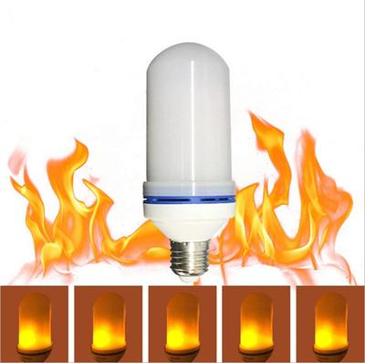 LED Dynamický plamenový efekt Žárovka E27 E14 LED Kukuřičná žárovka Kreativní Blikající Emulace LED Lampa Světlo