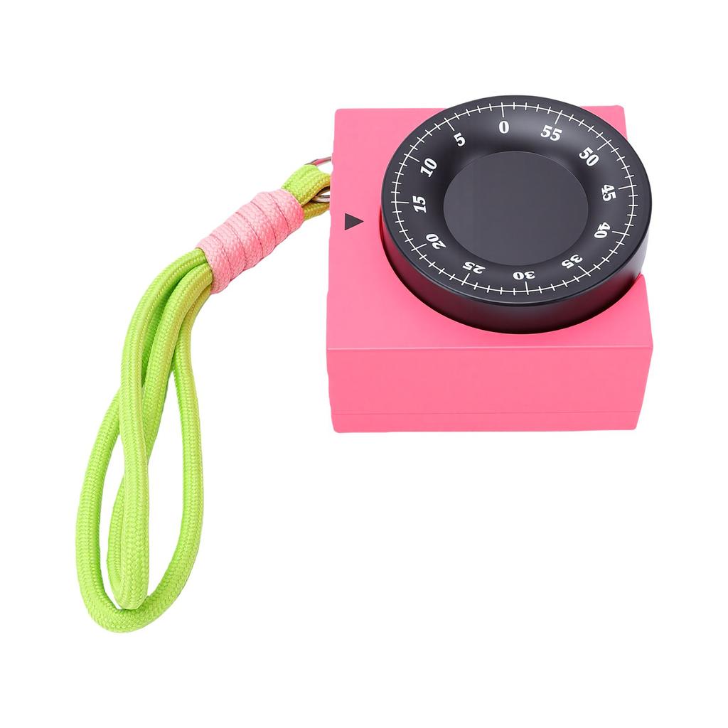 Küchenuhr mit gewebtem Lanyard, geruchlos, verschleißfest, mechanische Schreibtischuhr zum Kochen, Fitness