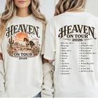 

Zach Bryans With Heaven On Tour T-Shirt, Music Tour Graphic T shirt Fullsize S
