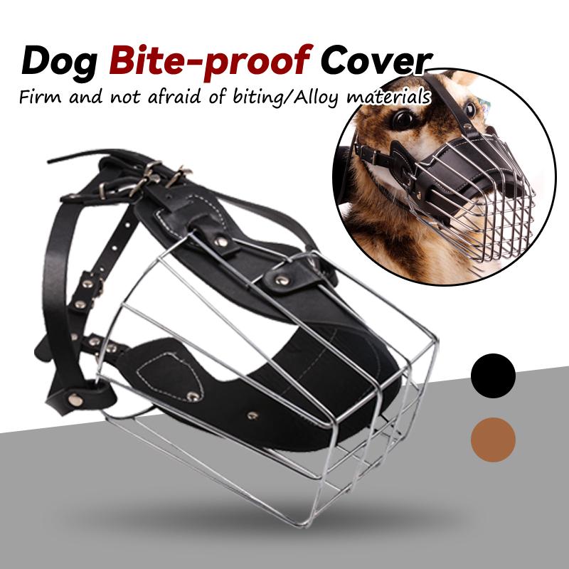 Pet Dog Muzzle Breathable Basket Large Dogs Stop Biting Barking Chewing For German Shepherd Anti-bark Dogs Supplies