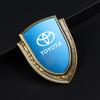 Auto car Door Trunk Fender Decoration Shield Protective Sticker For Toyota Yaris Camry Corolla Prius Prado CHR RAV4 crown verso