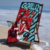 Beach Towel with G-Gorillaz Band Pattern - Soft,absorbent,machine Washable Lightweight&Modern,swimming,Travel Essentials