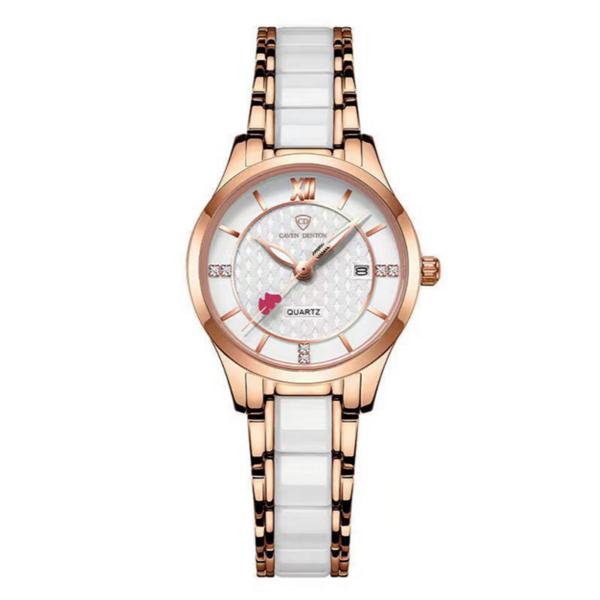 Ceas de mână ceramic pentru femei Chun System Ceas metalic de modă Ceas de lux Cadou, Ceasuri populare coreene