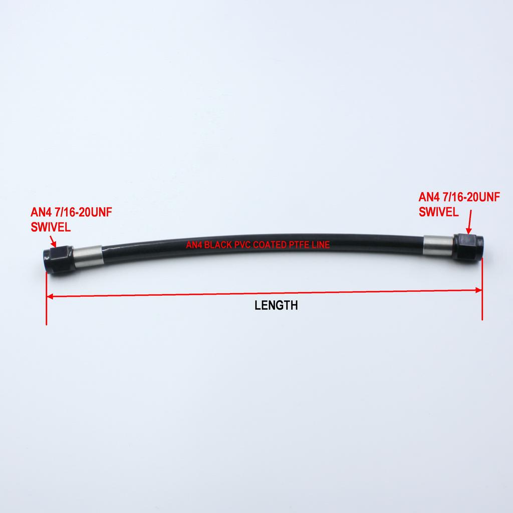 AN4 Stainless Braided Brake Line Clutch Flexible Tube Fuel Turbo Hose Freno Tubi Universal Hydraulic -04 Hosee