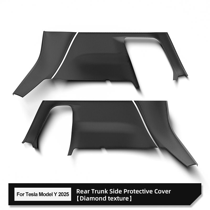for Tesla Model Y Juniper/Launch 2026 Rear Trunk Side Anti-Kick Pad Full Coverage Protection Kit Car Anti-dirty Pad Accessories