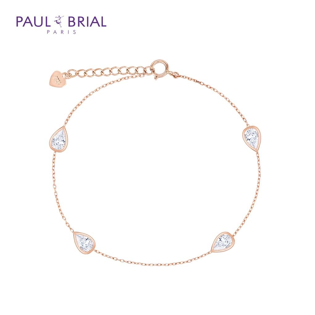 

PAULBRIAL [SILVER] PYSB0129 (PG) Water Drop Bracelet