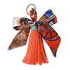 Scarf Keychain Leather Tassel Scarf Keyring DD-12875