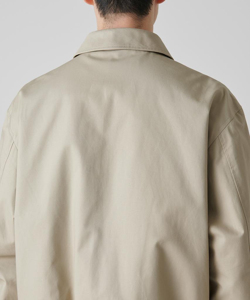 Musinsa Standard Cotton Minimal Blouson Jacket [Beige]