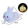 Xiaomi Cute Rabbit Lamp Decorations Desk Accessories Bunny Lamp Panda Light Ornament Cartoon Reading Light Easter Gifts