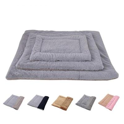 Rechteckige Hundematte, warmes Plüsch-Katzenbett, Hauskissen, Haustier-Schlafdecke, Matte, Bett für kleine und große Hunde, Sofamatten