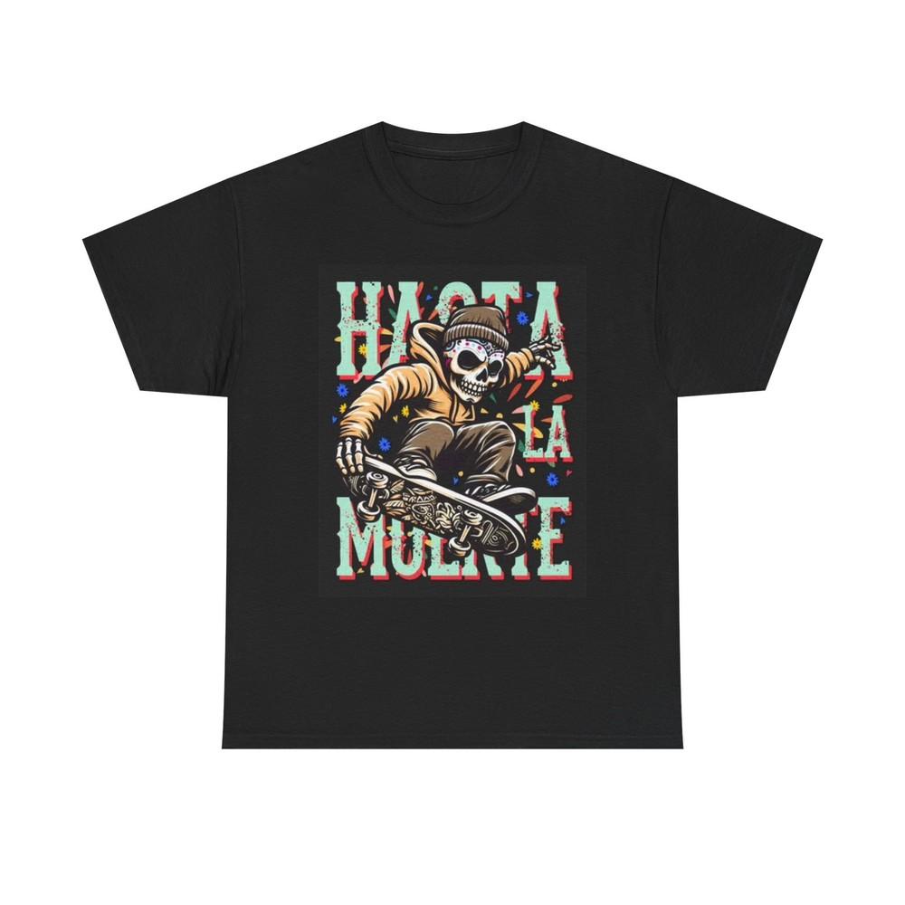 Day Of The Dead Graphic T Shirt Skateboarding Unisex Heavy Cotton Tee Unisex T-Shirt XXL