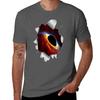 Black Hole Rip Tshirt Large Size Loose Casual Tee