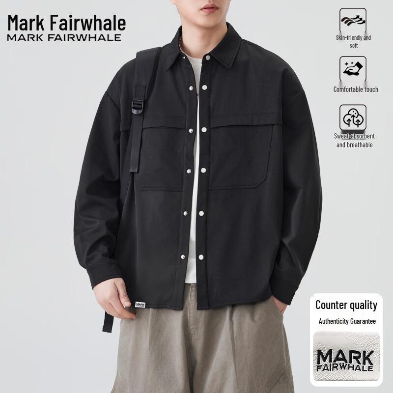 Mark Fairwhale Men's Long-Sleeve Casual Shirt