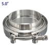 ZUCZUG 1.5-6.0"  Tubor Exhaust V Band Clamp with Male  and Female Flange Design for Exhaust Pipe Clamp Stainless Steel 304