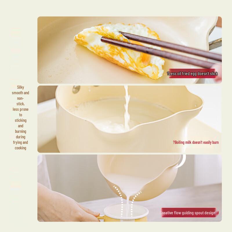 Keramický nepřilnavý hrnec na mléko Shuke Malý medvídek