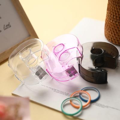 1 Random Color Tape Dispenser Cutting Student Tape Dispenser Acrylic Stationery Office School Supplies