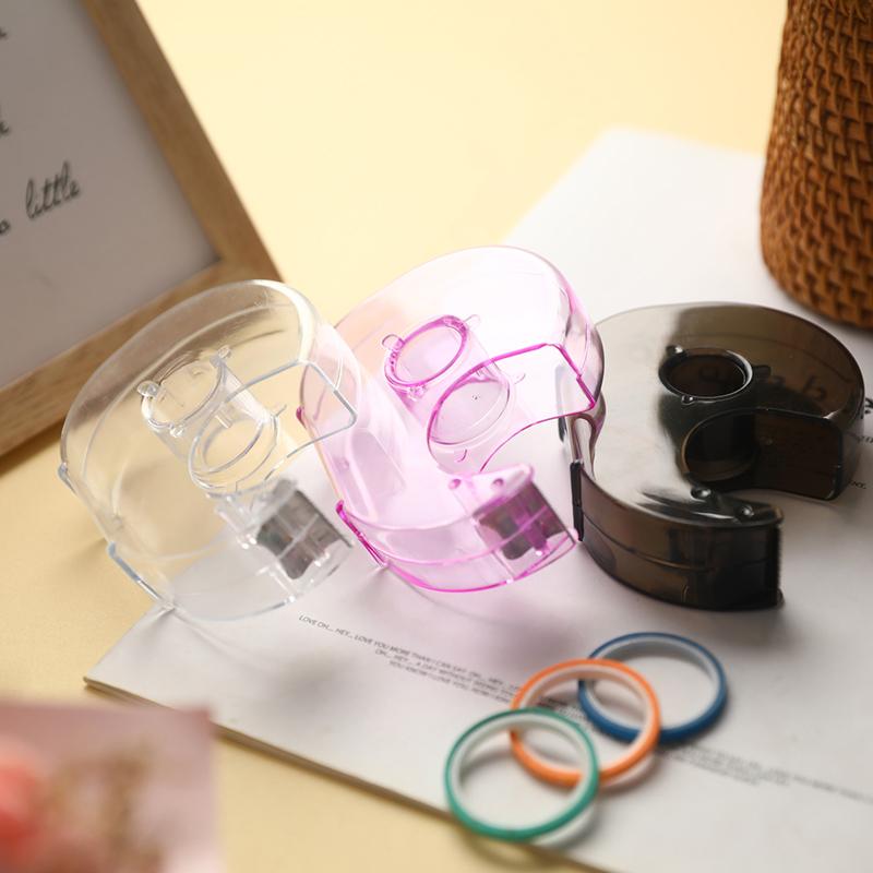 Random Color Tape Dispenser Cutting Student  Tape Dispenser Acrylic Stationery