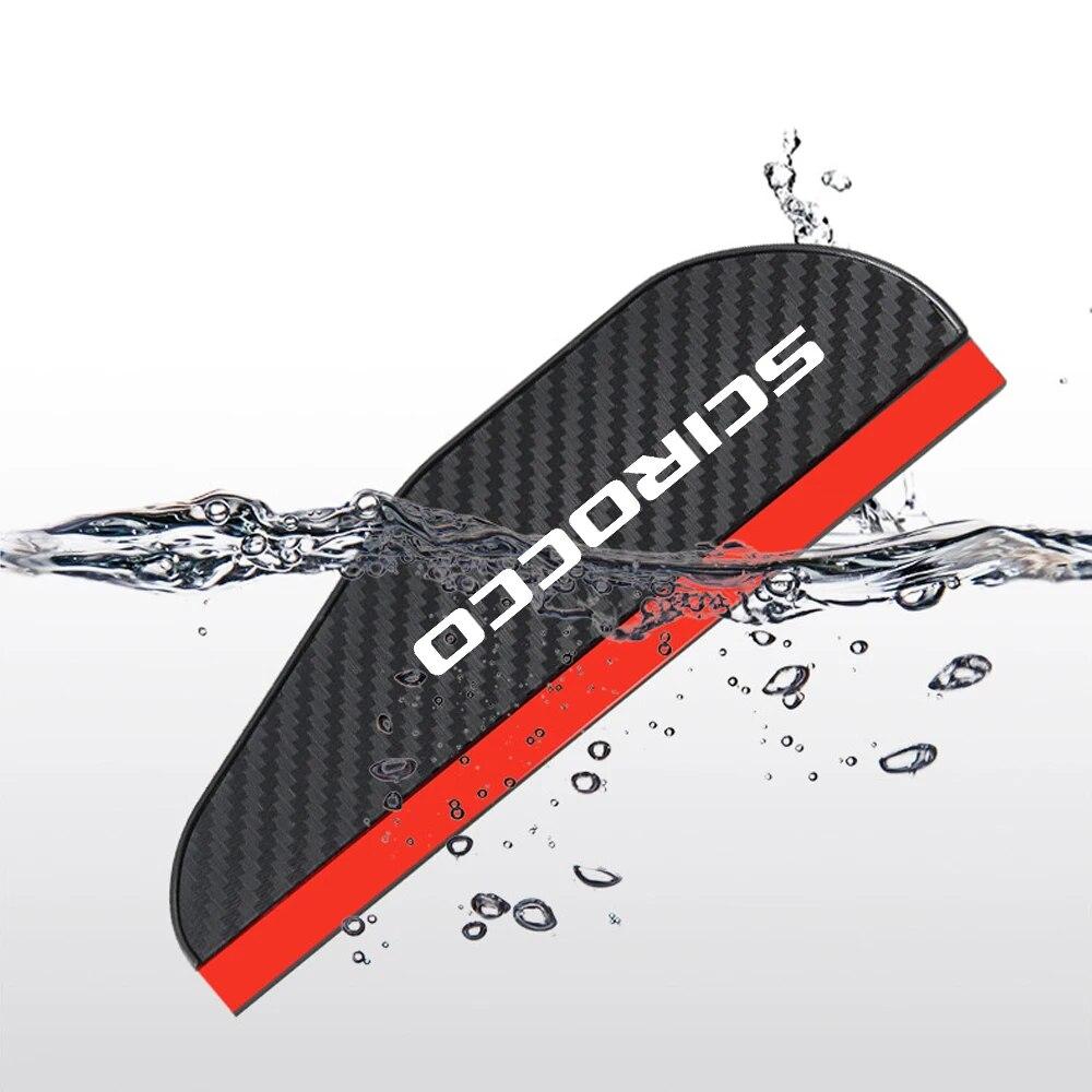 Для Volkswagen vw Scirocco 2 шт. Автомобильное зеркало заднего вида из углеродного — фото 4