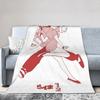 Ranma 1/2 Japanese Anime Blanket Fleece Spring/Autumn   Multifunction Lightweight Throw Blankets for Bed Bedroom Rug Piece