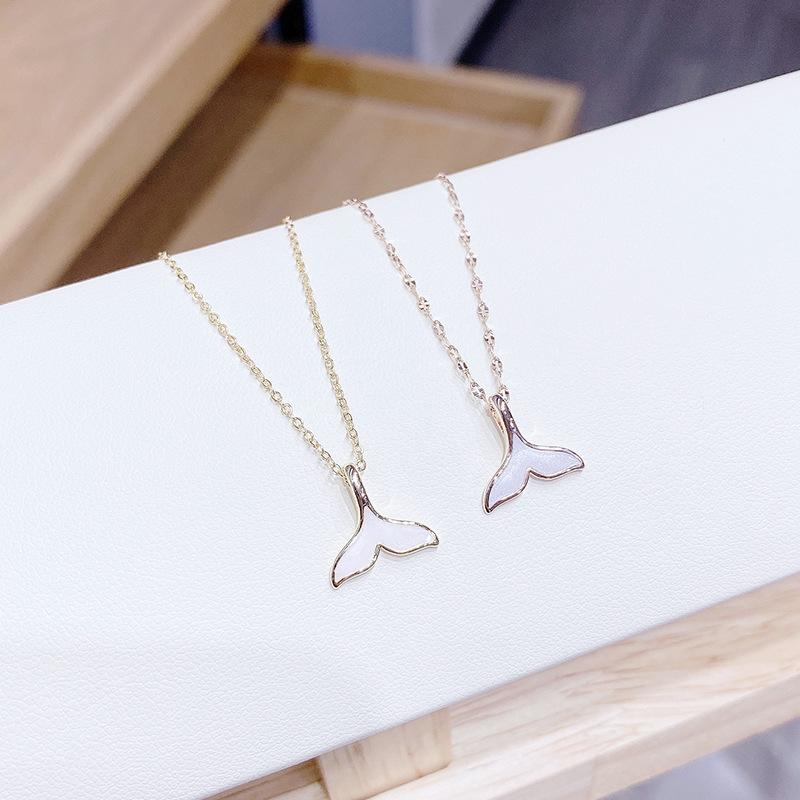 Κολιέ για γυναίκες Κορεάτικη μόδα σέξι γυναικεία αλυσίδα κλείδας κοσμήματα Γοργόνα ουρά κολιέ