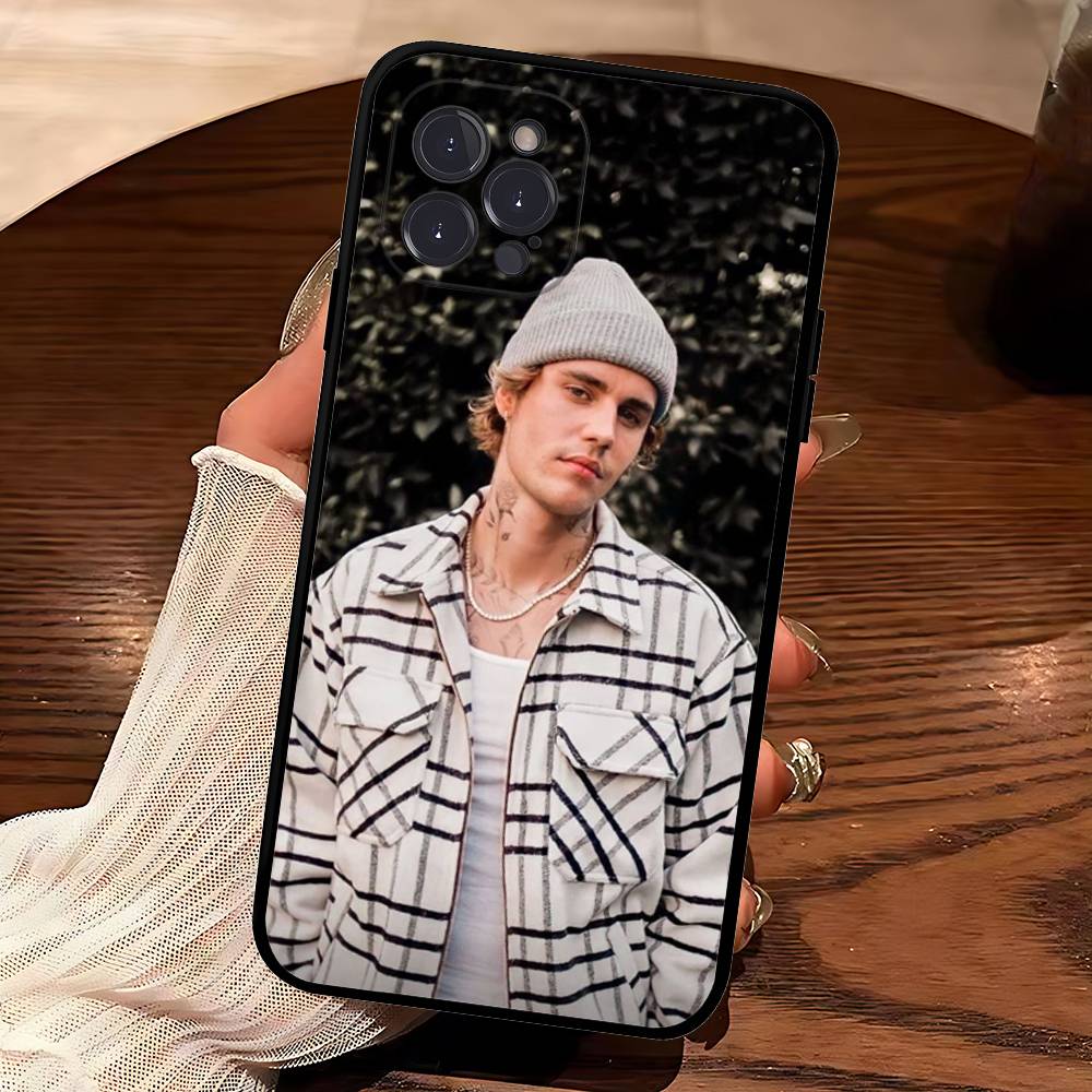 

Singer Justin B-Bieber Soft Back Phone Cover Case For IPhone 17 16 Pro Max 15 12 11 16e 13 Mini 14 15 Plus iPhone 12pro max