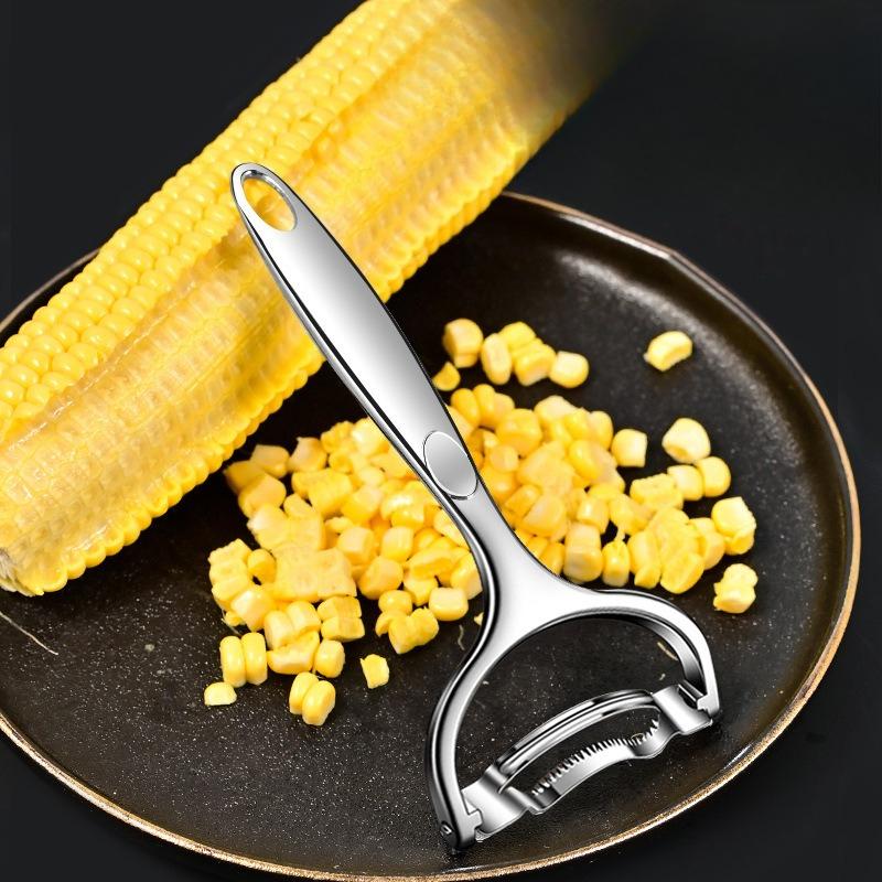Kuchyňský loupák na kukuřici, Rybářské nerezové struhadlo na kukuřici, Domácí loupák na kukuřici, Ruční mlátička na čerstvou kukuřici