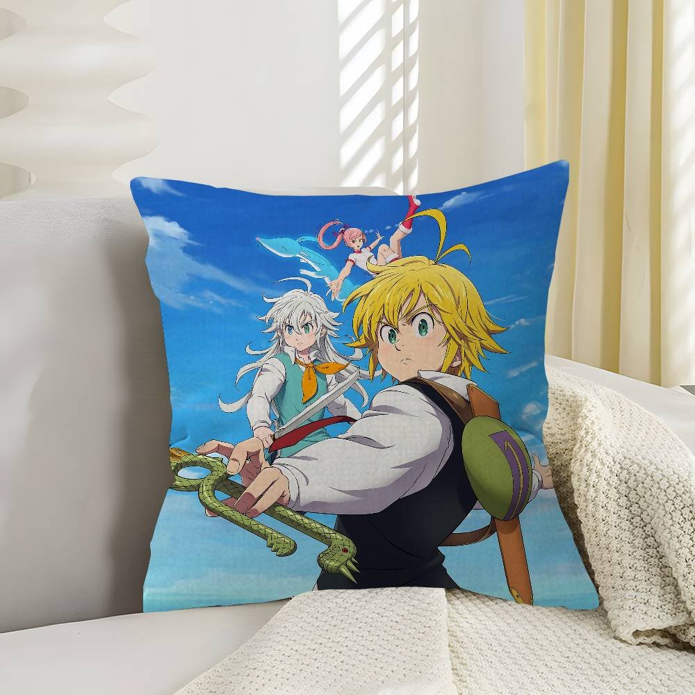 Le Sette Peccati Capitali Anime Copricuscino Copricuscino Decorazione Federa Custodia Cuscino Stampata Per Divano