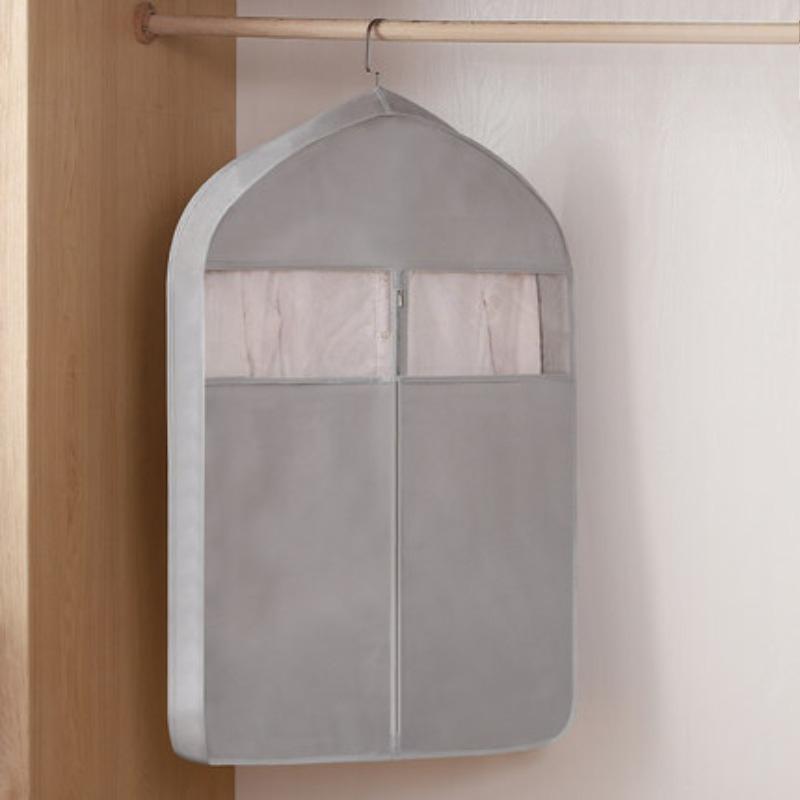 Clothes Dust Cover Hanging Transparent Dust Bag Household Wardrobe Coat Coat Clothing Dust-proof Suit Cover Hanging Clothes Bag S