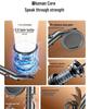 Adjustable Rotatable Shower Head for Small Apartments with Strong Water Flow