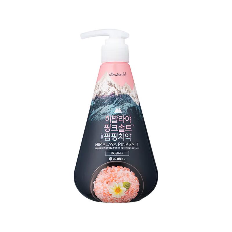 LG Bamboo Salt Pink Salt Press-Type Toothpaste