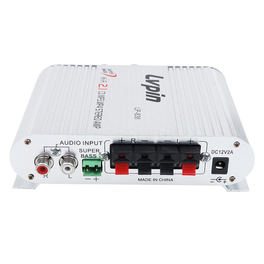 ONK Caiyun LVPIN LP-838 2.1 Channel Car and Home Power Amplifier