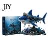 Set Interattivo per Creare Perline Kit Fai da Te Oceano Mitico per Principianti, Animale 3D con Perline e Istruzioni, Perline Scintillanti Artigianato Disegni Marini Unici