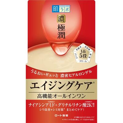 Hada Labo Gokujun Firm Perfect 100g Gel, High-Performance All-in-One, Fragrance-Free, [Quasi-drug]