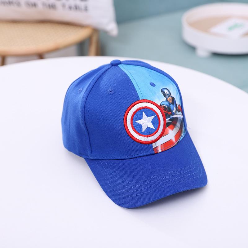 Spring And Autumn Children'S Hat Cartoon Embroidery Bat Cap Girl Sun Hat Boy Spider Baseball Cap