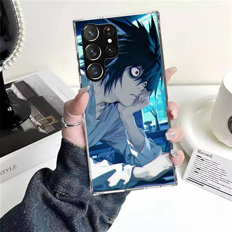 N-Note D-Death L Lawliet Soft Phone Case For Samsung Galaxy S22 S23 S24 S25 Edge S26 Ultra S20 FE S21 Plus + Fundas Coque Galaxy