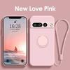 Магнітний тримач-кільце Стенд Силіконовий чохол для телефону Google Pixel 10 9 Pro XL 9 8 7 6 A Цукерковий колір Ударостійкий м'який чохол