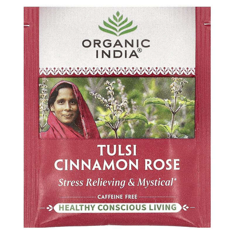 Tulsi Cinnamon Rose Tea, Caffeine-Free, 18 Infusion Bags, 1.14 oz (32.4 g)