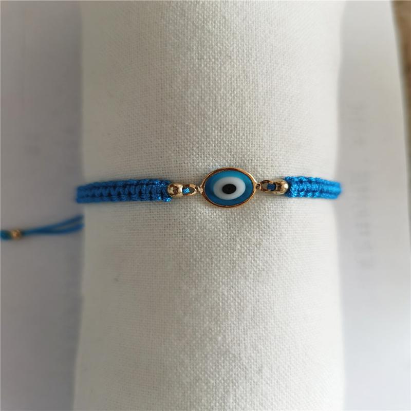 Boho Boze Oog Armband Voor Vrouwen Man Handgemaakte Touw Armbanden Sieraden