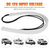 2 Pcs Drl 60Cm Led Strip Lights Daytime Running Lights Turn Signal Bulbs 12V Flexible Styling Headlight Fog Lamps White