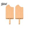 Painting Supplies Unfinished Wood Popsicle Summer Ice Cream Shaped Wooden Holiday Decoration Crafts
