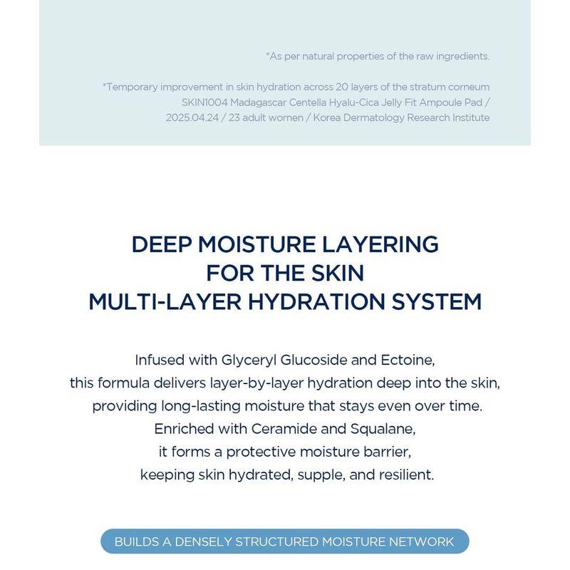 SKIN 1004 - Madagascar Centella Hyalu-Cica Jelly-Fit Ampoule Pad