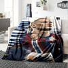 1pc Haaland9 Blanket, Gift, for Men and Women, Soft Blanket, Good for Sofa Bed Couch Travel, Lightweight Flannel Blanket