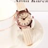 Women's Retro Leather Strap Quartz Watch: Simple, Stylish & Trendy