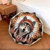 1 PC Automatic Folding Umbrella - Wolf Pattern, Portable & Foldable Design with 8 Ribs, Christmas Birthday Gifts