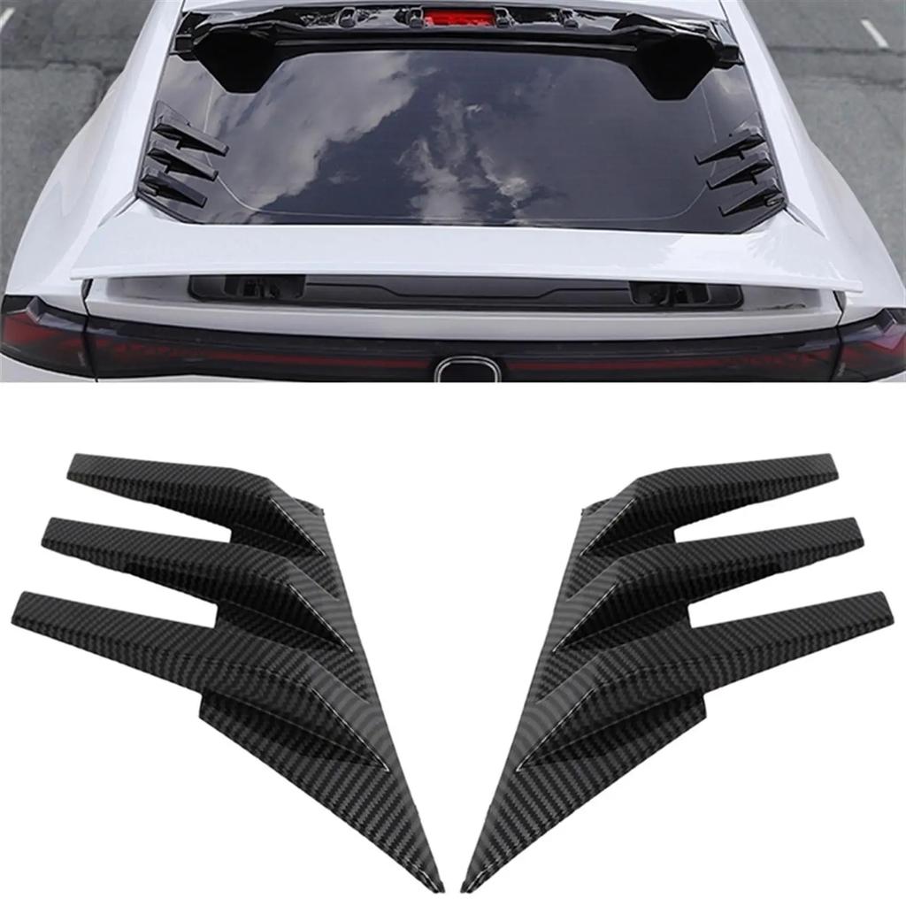 Rear Windshield Side Spoiler Side Vents Decoration General Window Louvers Universal Exterior Decorative Rear Wing  Accessories