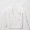 Trendy Women's European & American Linen Blend Blazer