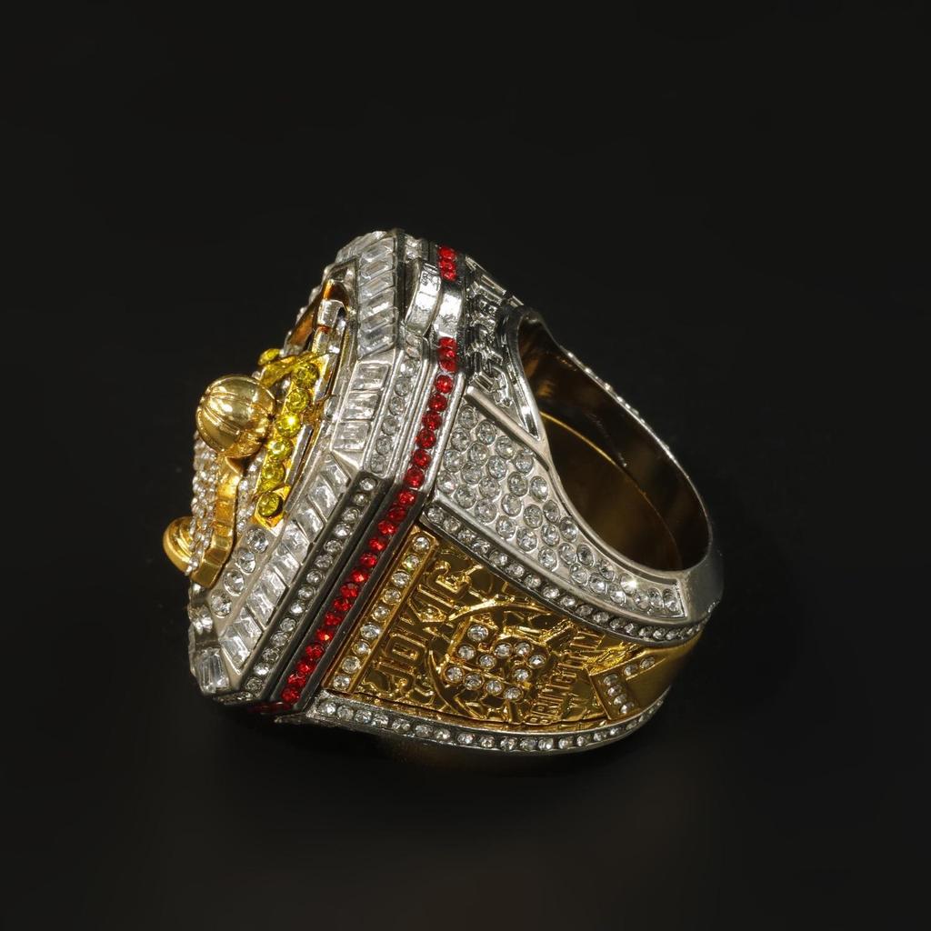 Anillo de Campeonato de los Denver Nuggets 2023 #15 Jokic con Diseño de Cajón Giratorio