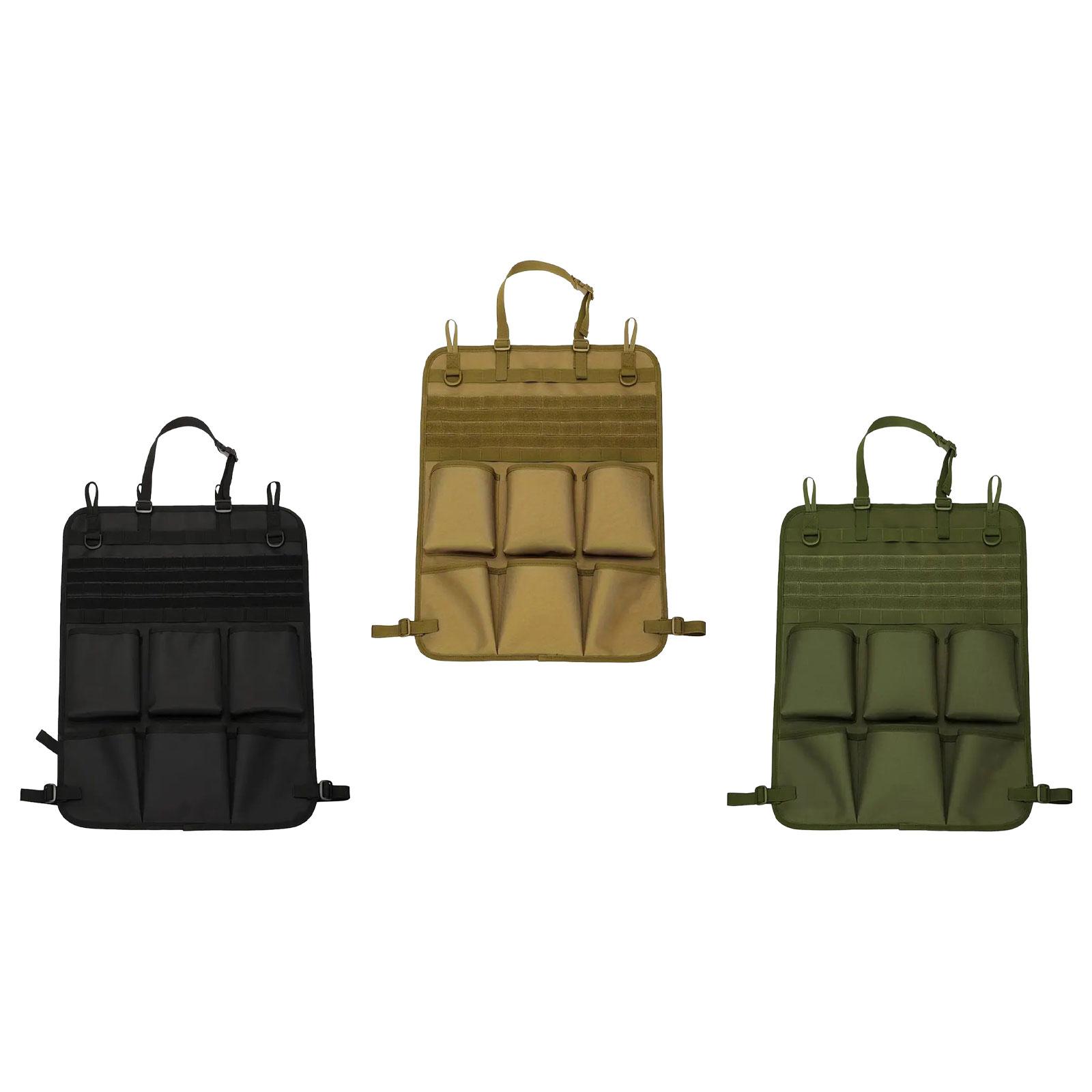 

Generic Car Backseat Organizer Hanging Bag for Travel Accessories Automotive чёрный