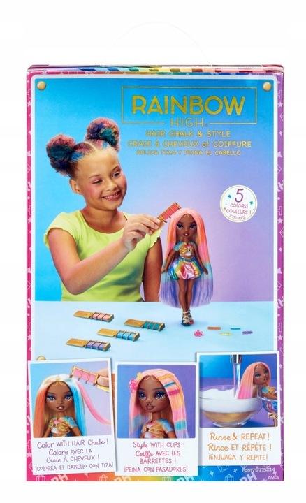Rainbow High Doll Meline Coloring Hair Styling Accessories Fashion