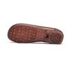 Spring Mother Shoes First Layer Cowhide Flat Bottom Hand-woven Retro Ethnic Soft Bottom Soft Surface Medium and Old Women's Shoes
